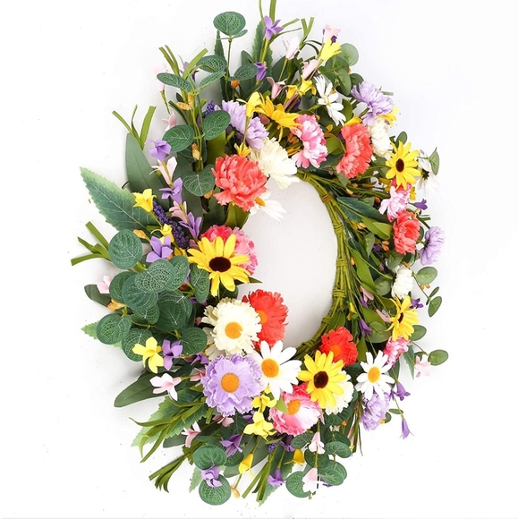 Artificial Front Door Wreath - Picture 3 of 4